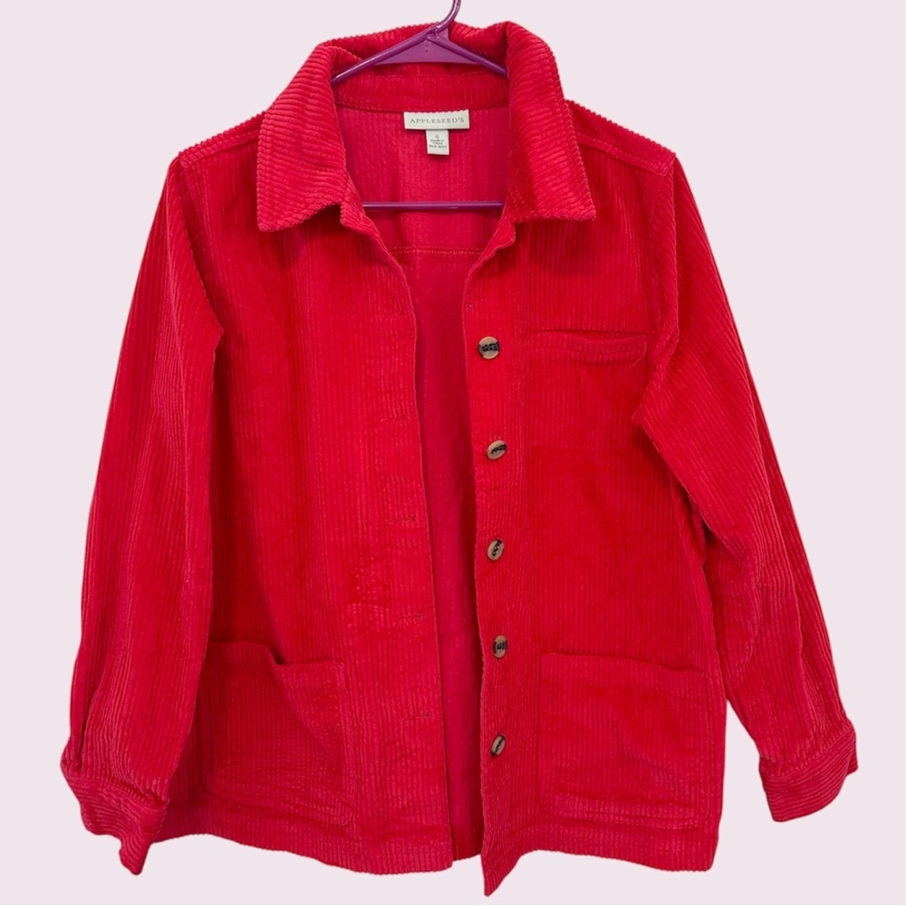 Appleseed’s red corduroy shacket